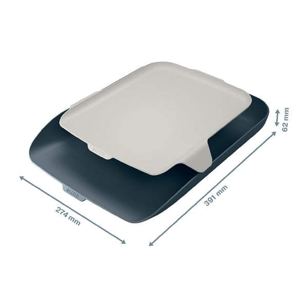 Portadocumenti grigio con organizer Cosy - Leitz-image-4