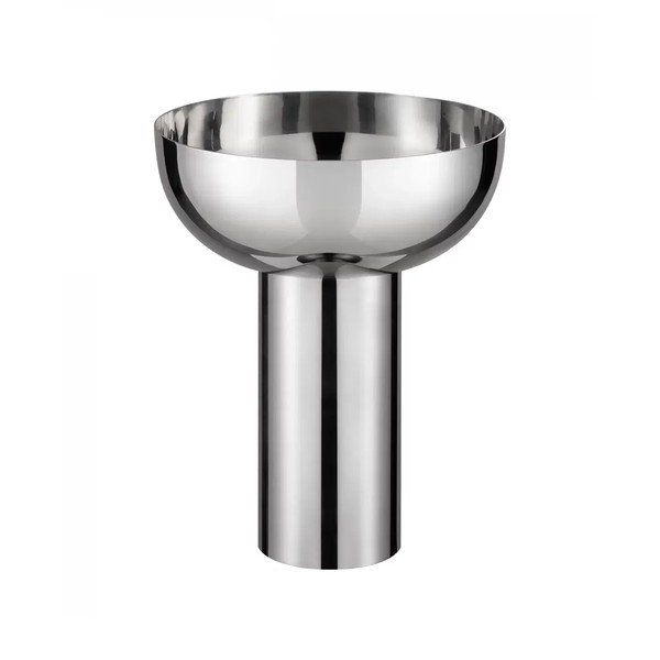 Vaso argentato in acciaio inox (altezza totale 21 cm) Miyabi – Blomus