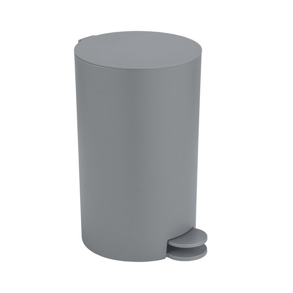 Cestino per la spazzatura grigio in plastica con pedale 3 l Vara – Allstar