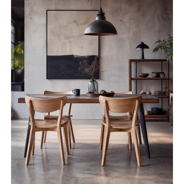 Sedie da pranzo in rovere Roxby - Actona-image-3