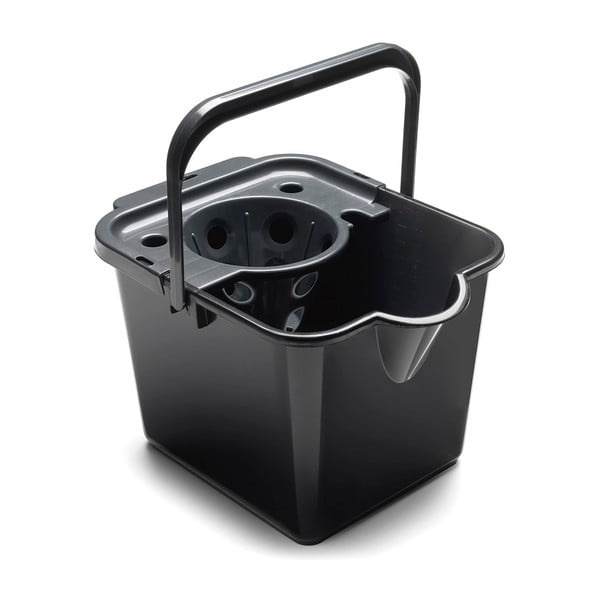 Secchio per mop in plastica nera 12 l - Addis