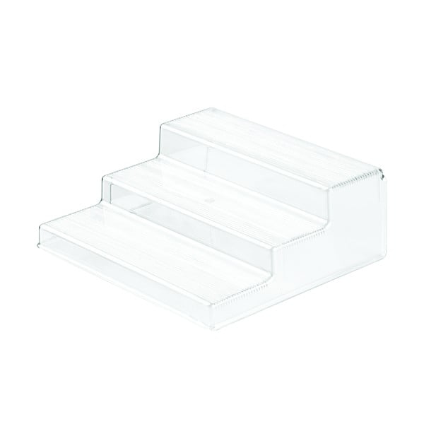 Supporto da cucina trasparente a 3 livelli , 22 x 25,5 cm Linus - iDesign-image-1