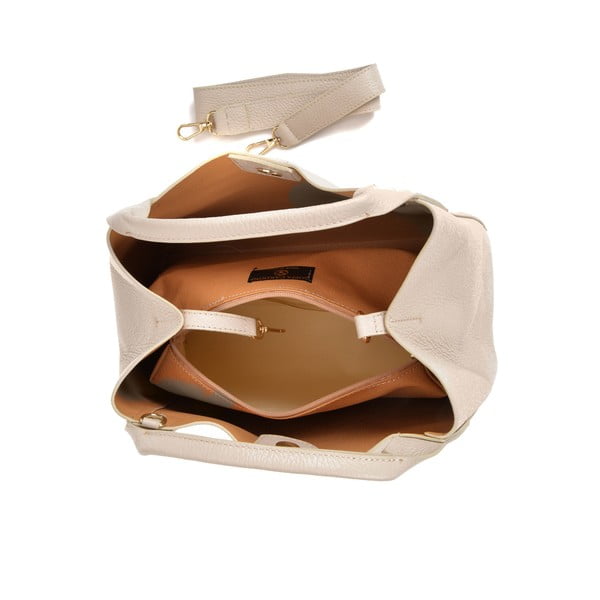 Borsa in pelle beige Mardon - Sofia Cardoni-image-2