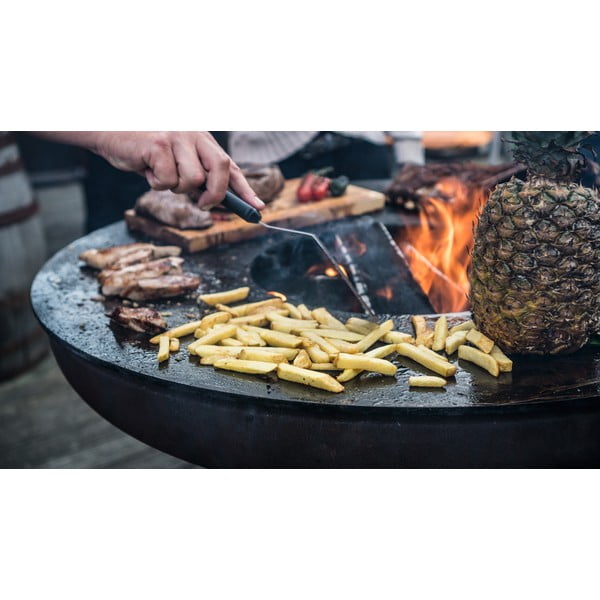 Griglia a legna da esterno marrone , ø 62 cm Nero S - Remundi-image-3