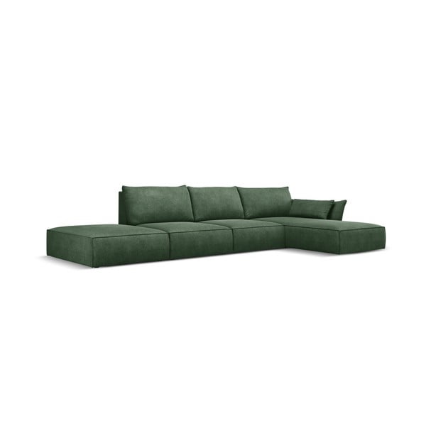 Divano angolare verde scuro (angolo destro) Vanda - Mazzini Sofas-image-2