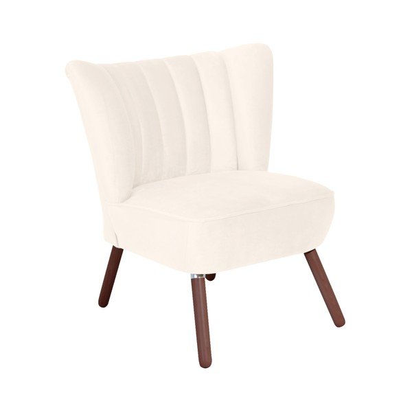 Poltrona crema Alessandro Velour - Max Winzer
