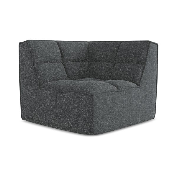 Parte divano componibile grigio scuro Kalai – Makamii-image-1