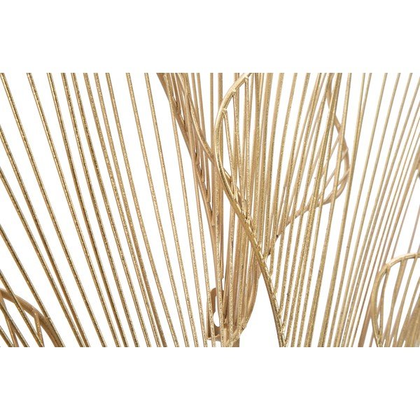 Nástěnná dekorace ve zlaté barvě Mauro Ferretti Glam Leaf, 69 x 62 cm-image-4