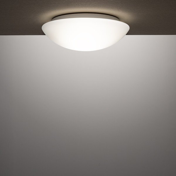 Lampada da soffitto bianca ø 30 cm con paralume in vetro Mato - Sotto Luce-image-1