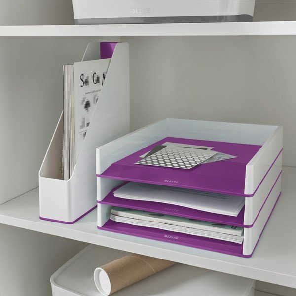 Portadocumenti bianco e viola WOW - Leitz-image-1