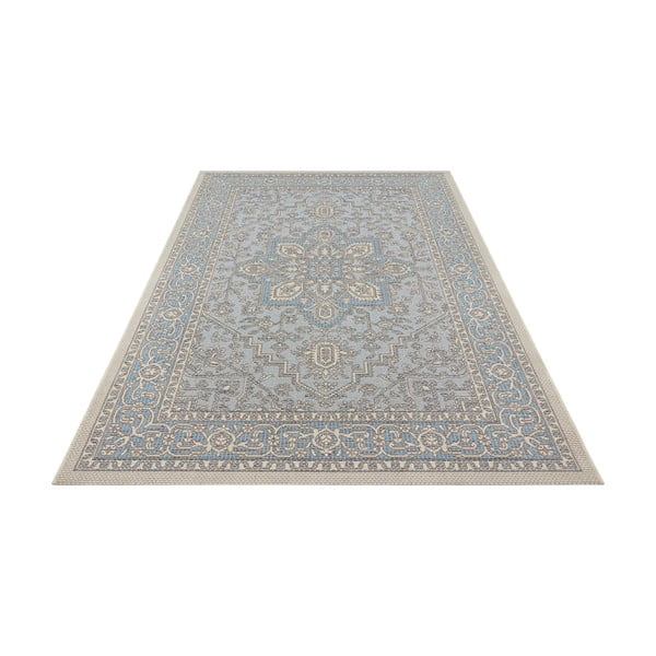 Tappeto per esterni blu e beige , 200 x 290 cm Anjara - NORTHRUGS-image-2