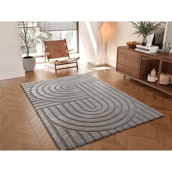 Tappeto grigio 160x230 cm Snowy - Universal-image-1