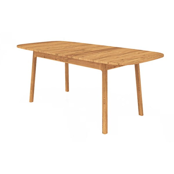 Tavolo da pranzo in legno di quercia di colore naturale 90x200 cm Twig - The Beds