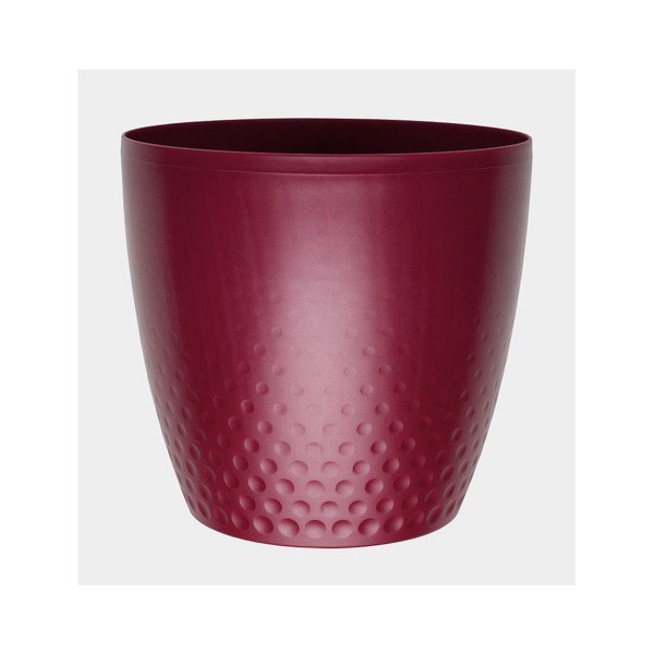 Vaso Perla rosso vino, ø 21,5 cm - Plastia