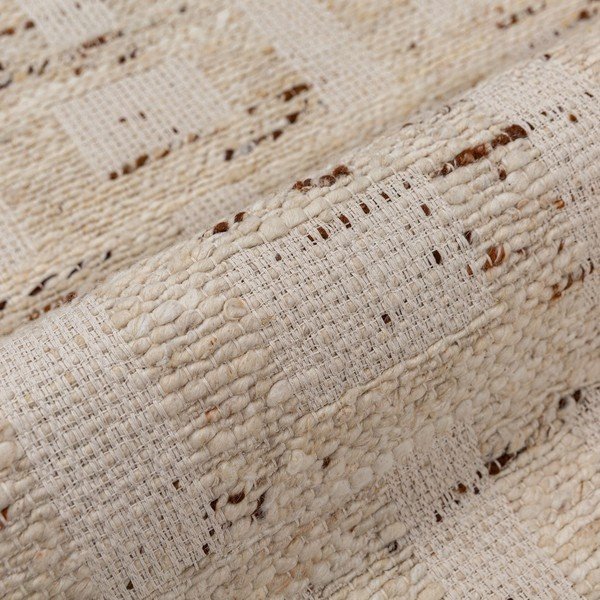 Tappeto di colore naturale in misto lana tessuto a mano 140x200 cm Rova Blend – Flair Rugs-image-2