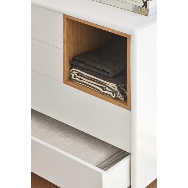 Cassettiera color crema 90x90x40 cm Corvo – Teulat-image-1