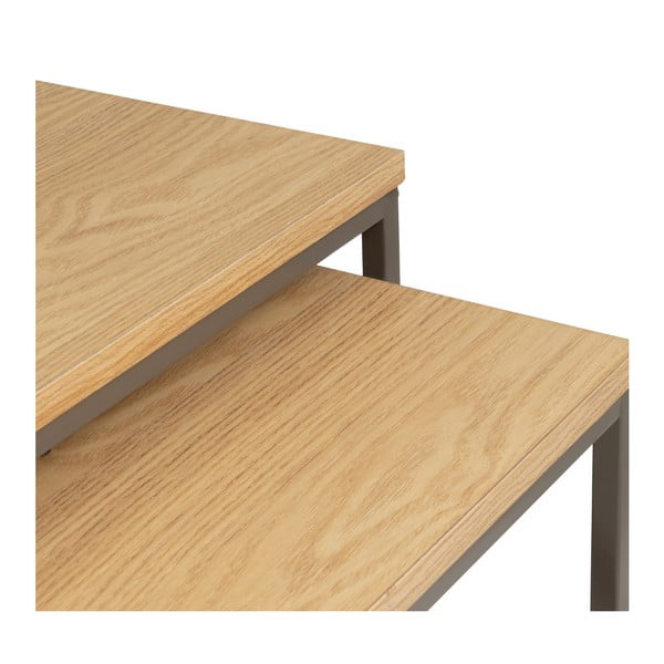 Tavoli pieghevoli in set da 2 50x50 cm - Casa Selección-image-2