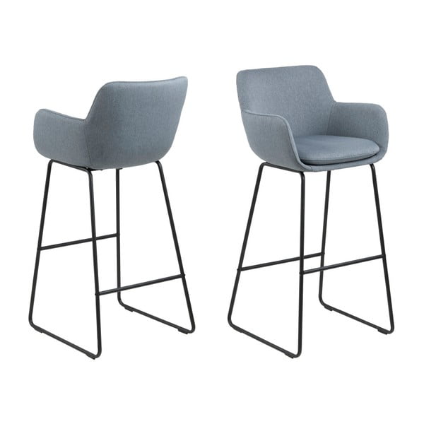 Set di 2 sedie da bar blu Lisa - Actona