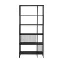 Libreria nera in pietra 85x185 cm Strington - Actona