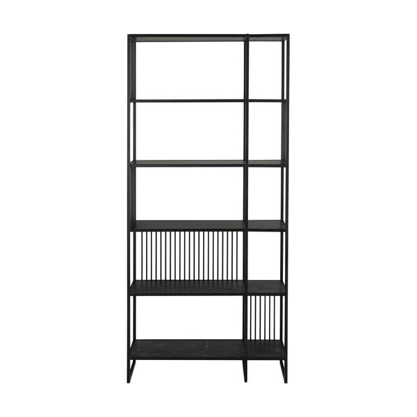 Libreria nera in pietra 85x185 cm Strington - Actona