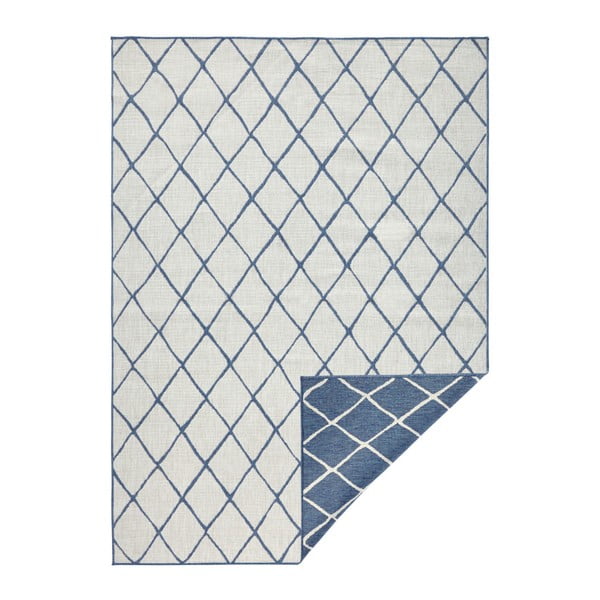 Tappeto da esterno blu e crema , 120 x 170 cm Malaga - NORTHRUGS-image-3