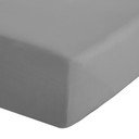 Lenzuolo con angoli grigio in percalle 90x190 cm Easy Iron Percale – Catherine Lansfield