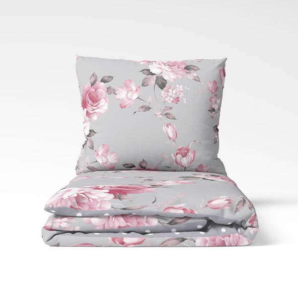 Lenzuola in cotone grigio per letto matrimoniale, 200 x 220 cm Belle - Bonami Selection-image-2