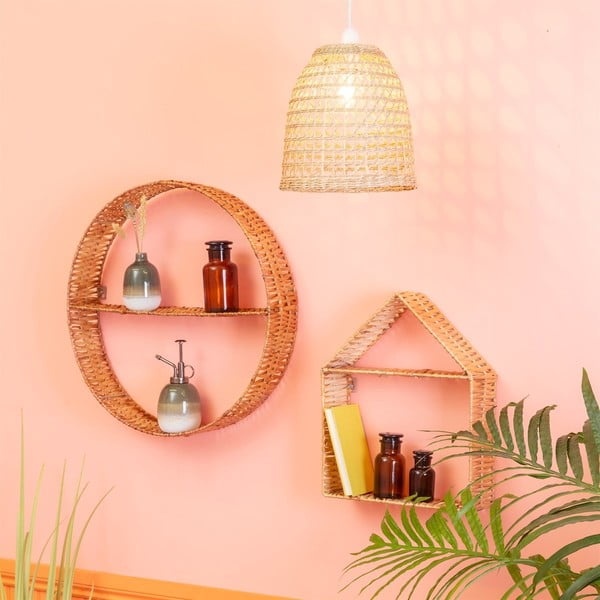 Paralume in seagrass , ø 24 cm - Sass & Belle-image-2