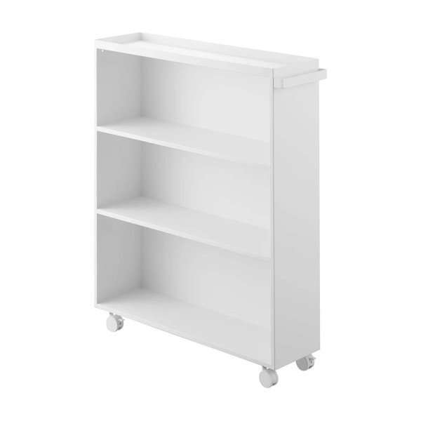 Carrello portaoggetti bianco in metallo 59x70x16 cm Tower – YAMAZAKI