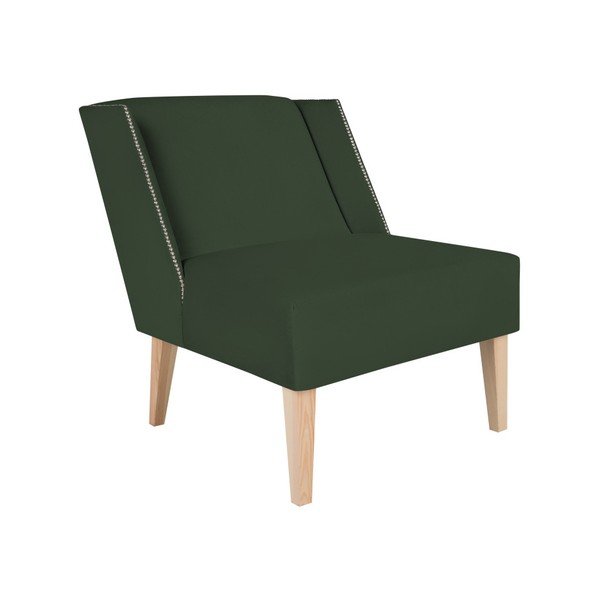 Zelené křeslo Micadoni Home Cesar 