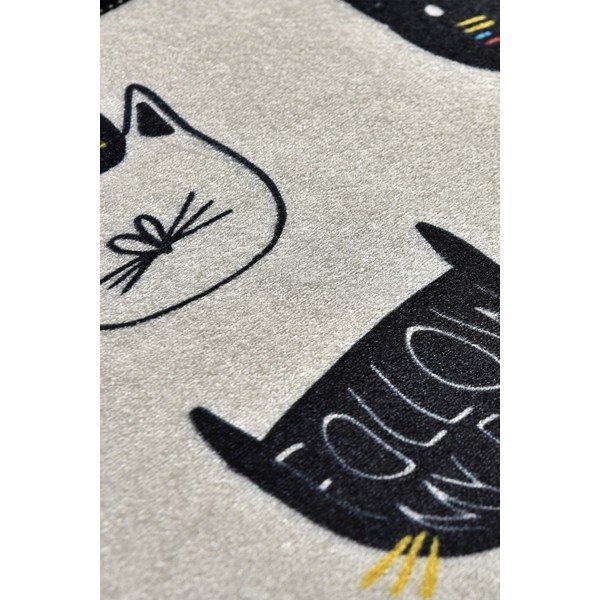 Tappetino per il bagno nero/beige 40x60 cm Cutie – Foutastic-image-3