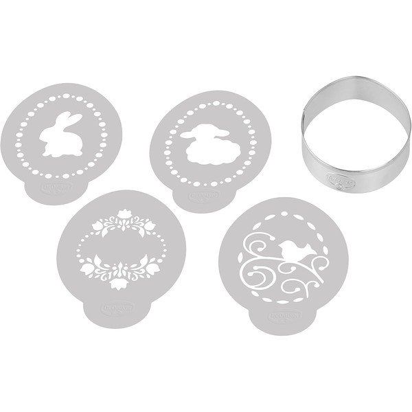Set di punzoni pasquali e 4 stampini decorativi - Dr. Oetker