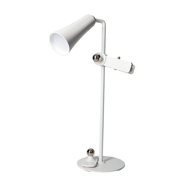 Lampada da tavolo LED bianca (altezza totale 47,5 cm) 4in1 – Brandani