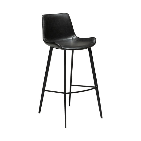 Sedia da bar in similpelle nera DAN-FORM Danimarca , altezza 101 cm Hype - DAN-FORM Denmark