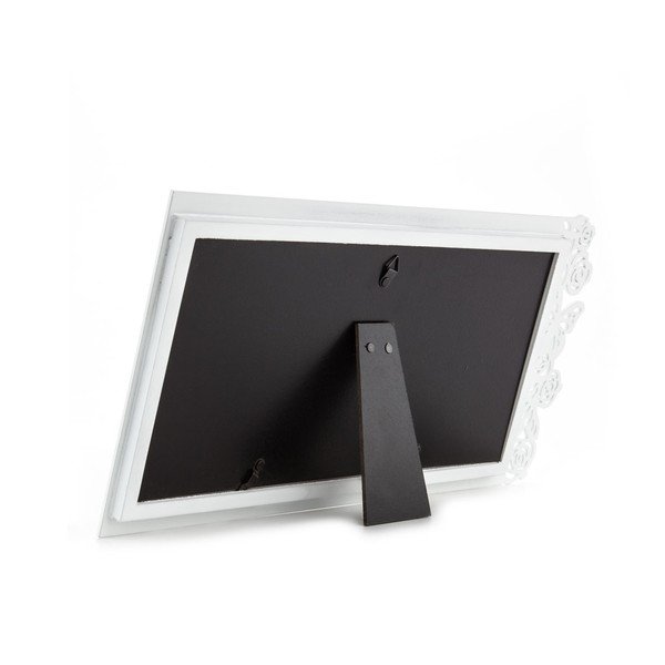 Portafoto in legno Bianco, per foto 10 x 15 cm Eden - Tomasucci-image-1