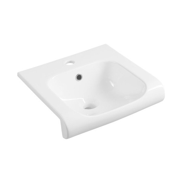 Lavabo bianco in ceramica 40x40 cm Inka – Sapho