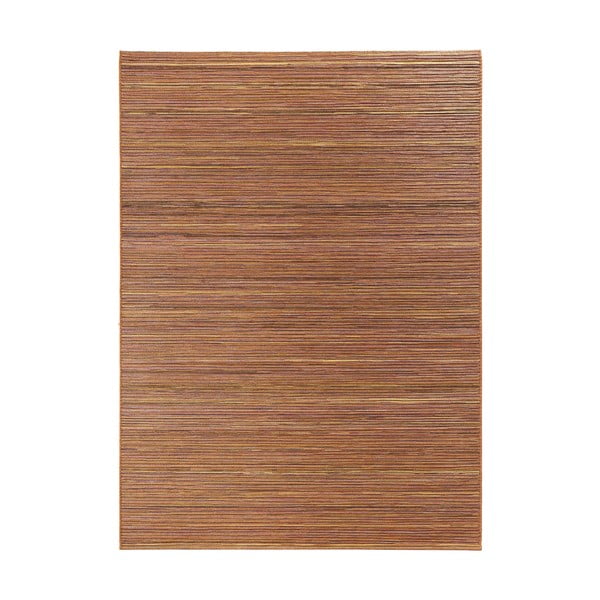 Koberec vhodný i na ven Lotus 200x290 cm, oranžový melír