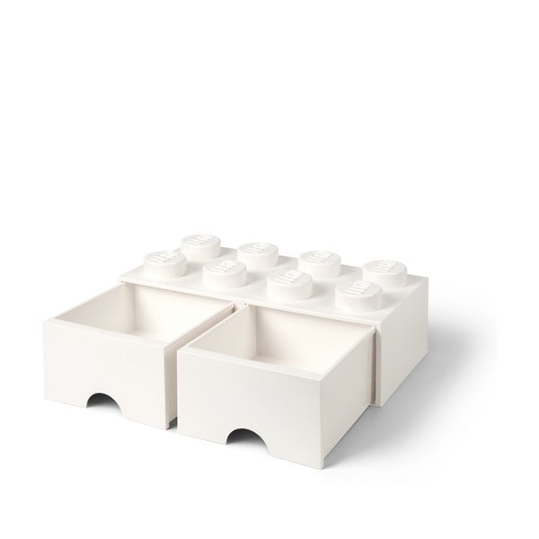 Contenitore bianco avorio con due cassetti - LEGO®-image-4