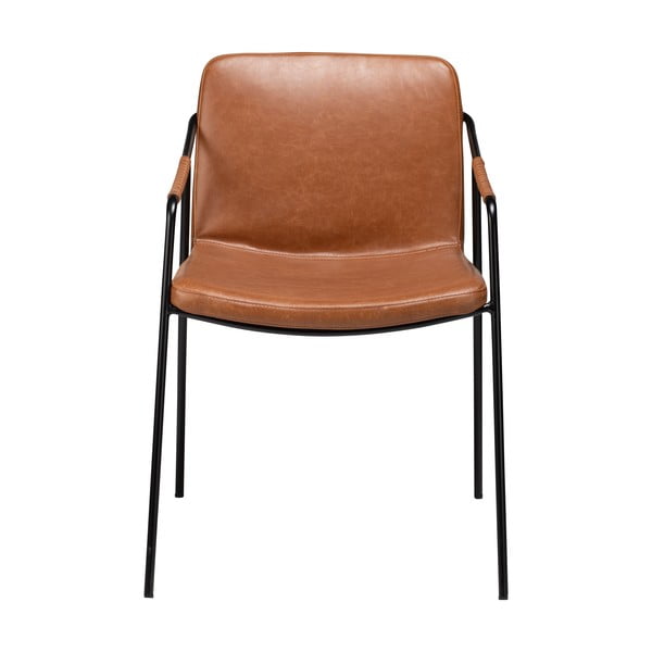 Sedia da pranzo in similpelle marrone Boto - DAN-FORM Denmark-image-1