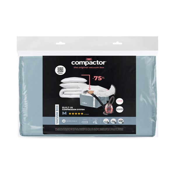 Organizer per vestiti sottovuoto in plastica 42x40x25 cm Blue Edition – Compactor-image-3