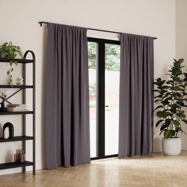 Tende oscuranti grigio scuro in set di 2 pezzi 132x213 cm Twilight - Umbra-image-1