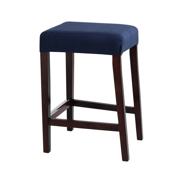 Sgabello da bar in noce a getto d'inchiostro Wilton, forma personalizzata - CustomForm