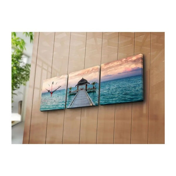 Orologio da tavolo Sul molo, 90 x 28 cm - Wallity-image-2