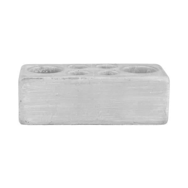 Tazza in ceramica grigia per spazzolini da denti Villena - Wenko-image-2