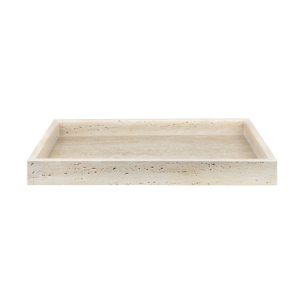 Vassoio decorativo in pietra 30x40 cm Traventine – Mette Ditmer Denmark