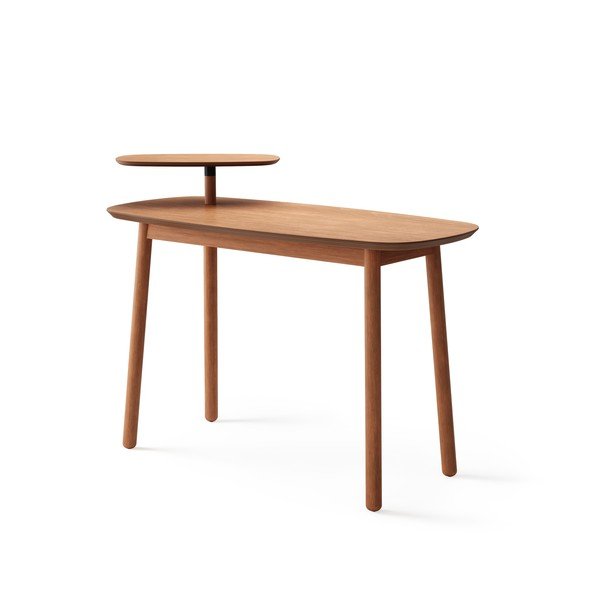 Tavolo da lavoro in faggio 56x127 cm Swivo - Umbra-image-3