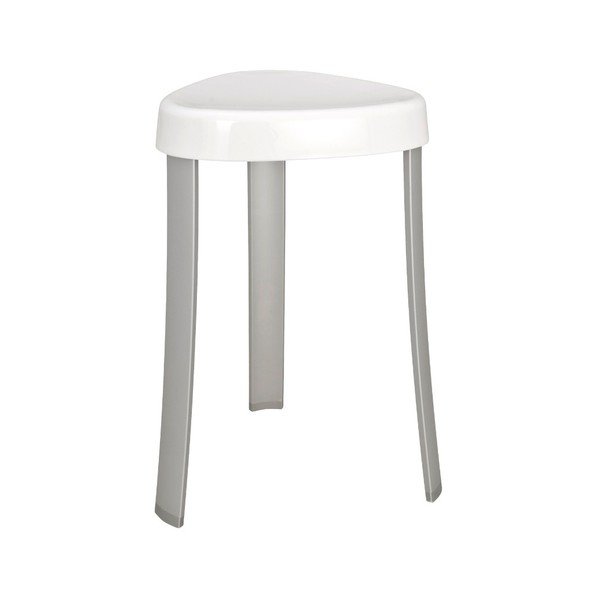 Sgabello bianco Corrente - Wenko