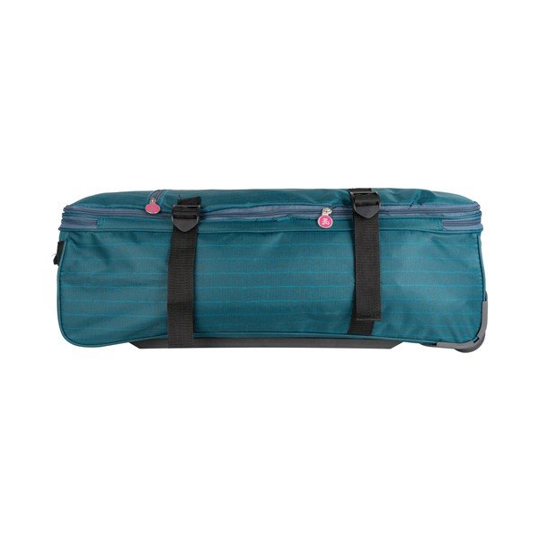 Borsa da viaggio su ruote verde petrolio Lulucastagnette Rallas, 91 l - LULUCASTAGNETTE-image-2