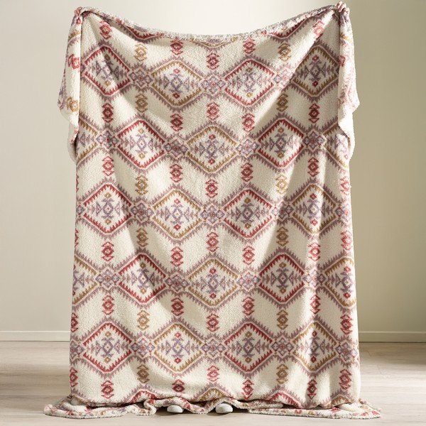 Coperta di colore naturale 240x200 cm Navajo Fleece – Catherine Lansfield-image-1