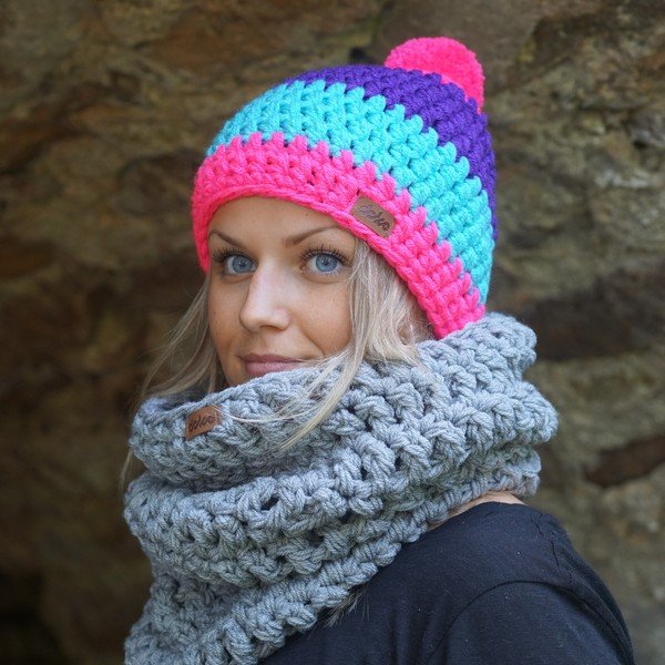 Cappello lavorato a mano all'uncinetto Jess - DOKE-image-1